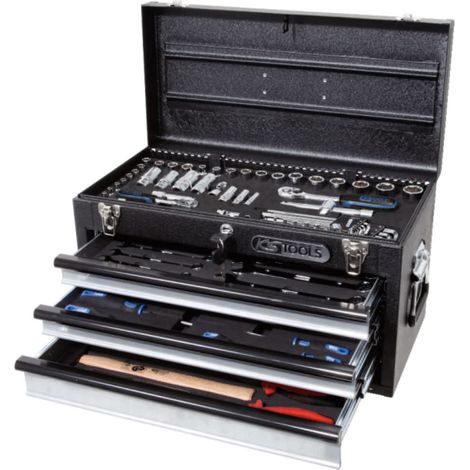KS  TOOLS  1/4"+1/2"  CHROMEplus  Juego  de  herramientas  universales  99  piezas  -  medidas  en  pulgadas  -  918.0150 (1/3)