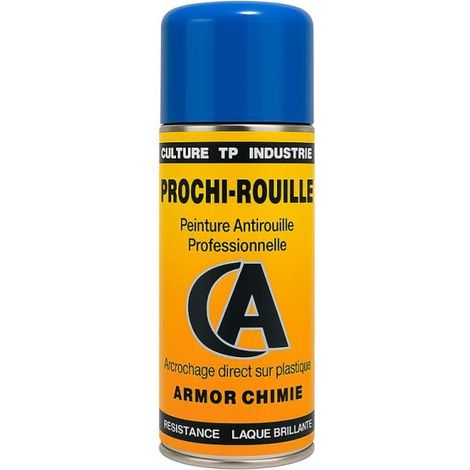 Bombe de peinture - Antirouille - Bleu Monosem 330 - Prochi-rouille - Armor Chimie - 400ml