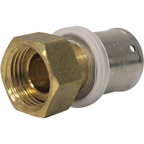 Raccord multicouche à sertir femelle écrou libre (15/21) 1/2" - Ø20x2,0 - MULTIPEX (1/3)