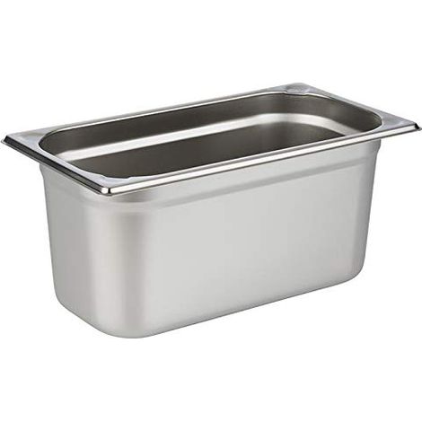 Contenitore APS GN 1/3 in acciaio inox 18/10, profondità 150 mm, capacità 5,70 litri (1/4)