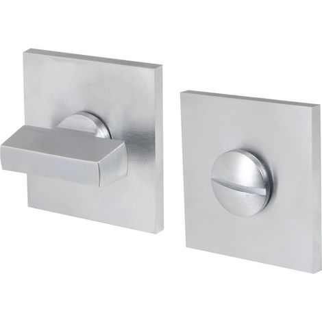 Molette + rosace carrée -50 Chrome fin brillant (1/3)