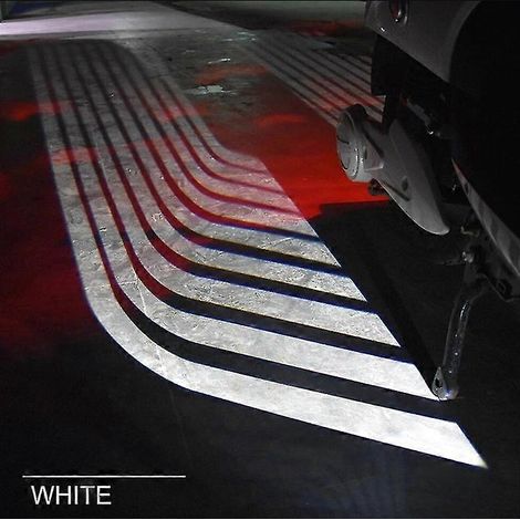 Set Motorrad-LED-Einstiegsbeleuchtung, Ambientebeleuchtung, Fahrzeugbeleuchtung, Projektor, dekoratives Rücklicht, Atmosphärenbeleuchtung