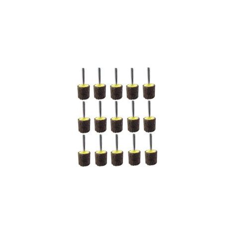 Roue Abrasive 25 pièces 25X25x6mm Grain 80 Disque a lamelle pour Brosse Poncage Perceuse Accessoires Polissage Bois Metal