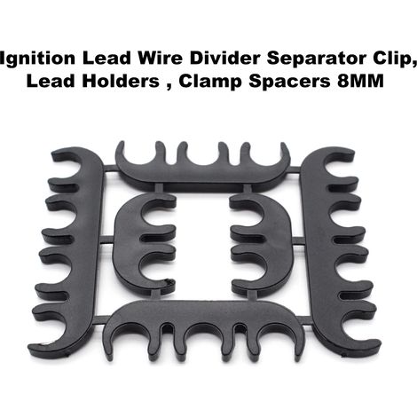 Clip de séparation de diviseur de fil de plomb d'allumage, supports, entretoises de serrage 8MM