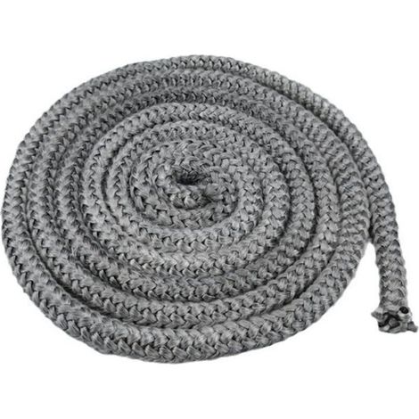 2 Pièces 10mm x 2,5m joint cheminée,joint poele a bois,joint insert cheminée,Fibre de Verre, pour cheminée, Poêle