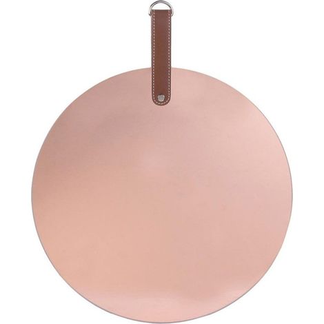 Miroir cuivre rose avec anse rond (1/3)