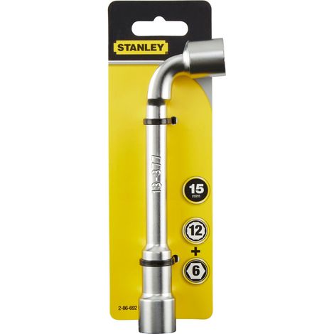 Stanley Chiave a tubo 15 mm finitura cromata durevole (1/2)