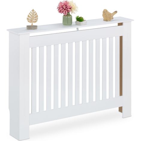 Copritermosifone in stile cottage con design a doghe