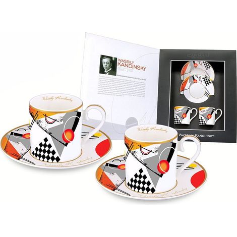Set di 2 tazzine da caffè espresso Carmani - Wassily Kandinsky.