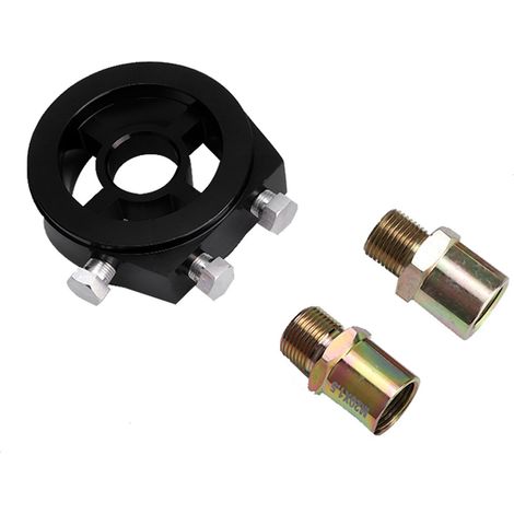Adaptateur de filtre à huile sandwich plaque de refroidissement en aluminium pour voiture (1/5)
