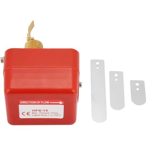 HFS15 Régulateur de débit cible à palette 30,5 cm 6380 V Longueur réglable pour systèmes de traitement de l'eau, climatisation centrale, systèmes de protection incendie en laiton (1/5)