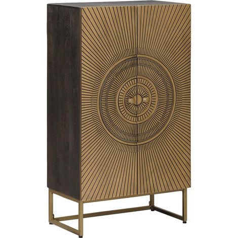 Highboard Brass 53.5 x 30 x 95 cm vidaXL
