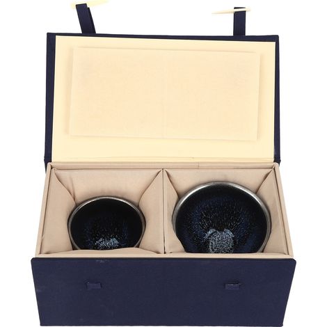 2 Keramiktassen, glasierte Teetassen, Teegeschirr, Trinkgefäße, Geschenk, Kunsthandwerk, Küchenutensilien (1/5)
