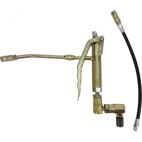 Pistola para engrasadora neumática, herramienta de engrase profesional para mantenimiento industrial y automotriz, cabezal de precisión, metálica – CZ KARD