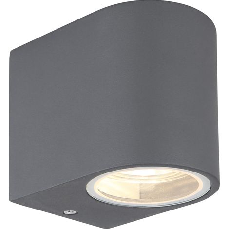 GLOBO Lampada Da Esterno Alluminio Pressofuso Antracite 1 x Gu10 (1/4)