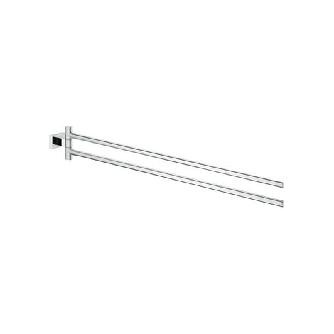 PORTASALVIETTE DOPPIO ESSENTIALS CUBE- Cromo - Lungh. 44 cm- GROHE- pezzi 1 (1/2)