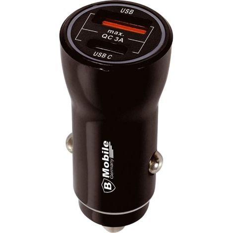 KFZ-Schnell-Ladeadapter – 12V mit USB und USB-C Port für zügiges Laden (1/4)