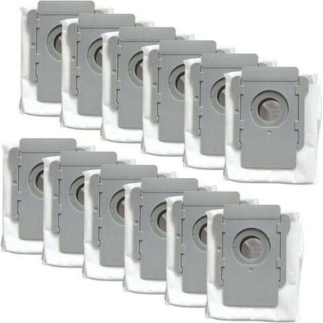 12 sacs pour aspirateurs robots iRobot Roomba iys séries i7 (7150), i7+, i7Plus (7550), s9 (9150), s9+ et s9 Plus (9550, 955020) avec base de nettoyage. (1/5)