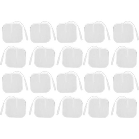 Tampon d'électrodes 20pcs/Sac Patch d'Électrode Tens 5x5cm pour Masseur TENS Machine de Physiothérapie (1/4)