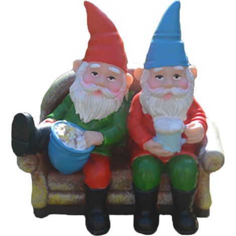 Nain De Jardin - Statue En Résine - Décoration Extérieure Et Intérieure - Pour Jardin Bureau Cheminée Plantes - Lot De 3 (1/5)