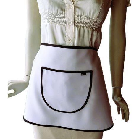 Grembiule da cucina antimacchia, regalo, bianco (1/5)