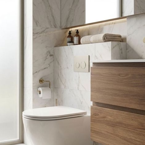 Copriwater slim softclose in duroplast bianco – Serie Lua  Laufen