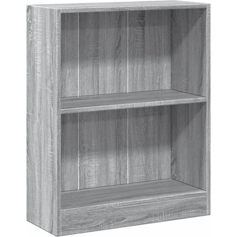 Maison Exclusive - Libreria Grigio Sonoma 60x24x76 cm in Legno Multistrato