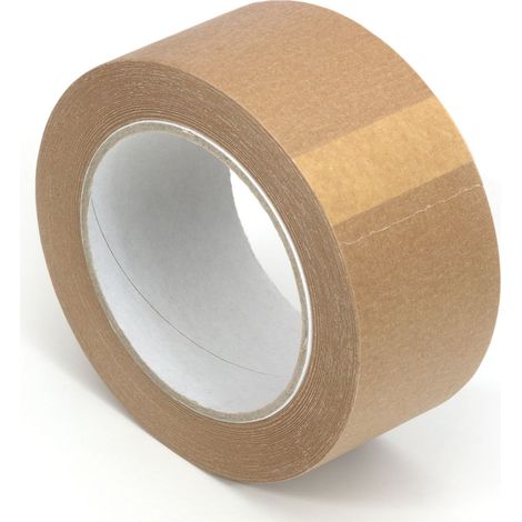 432 Rollen Papier-Klebeband umweltfreundliches Paketband Packband 50mm x 50m 130my braun (1/5)