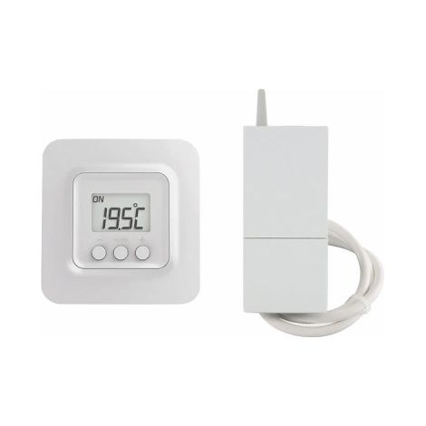 Delta Dore – Thermostat d'ambiance radio pour gestion de chauffage connecté – Système réversible/non réversible – Mono/multizones – Commande chaudière, poêle à bois, PAC