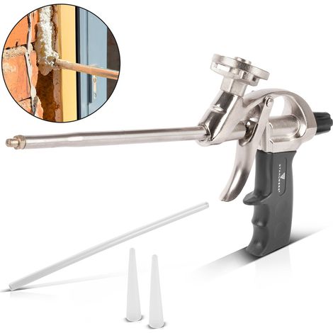 Pistola per schiuma STAHLWERK per schiuma PU  pistola per schiuma da costruzione in alluminio