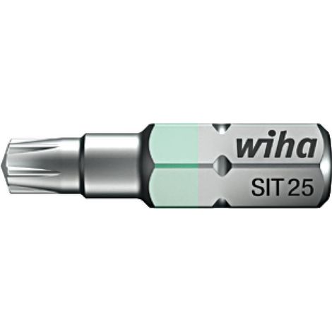 Punta cacciavite Wiha 27260 acciaio temprato cromato 25 mm