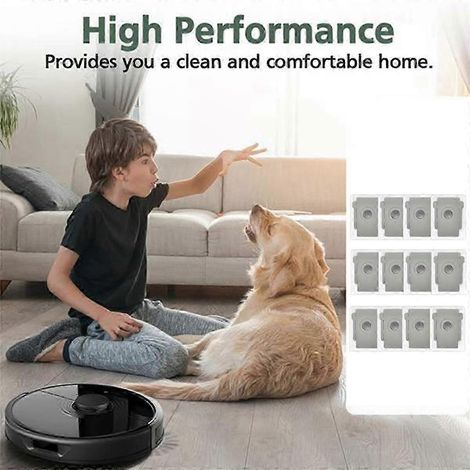 12 Staubbeutel für iRobot Roomba Combo J9+ & Combo J7+/Plus Sweeper Edition 0923 (1/4)