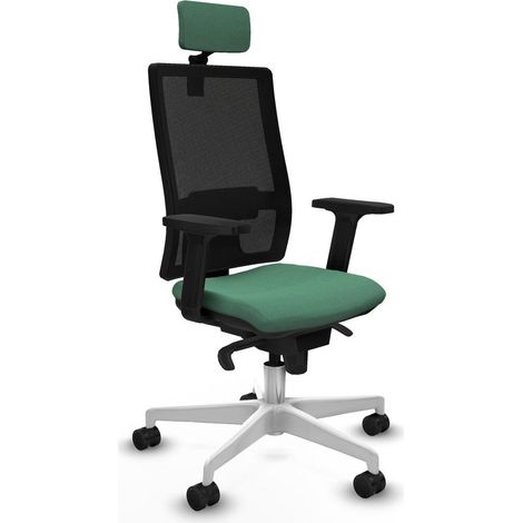 Piqueras y Crespo Horna Chaise de Bureau Vert Émeraude (1/3)