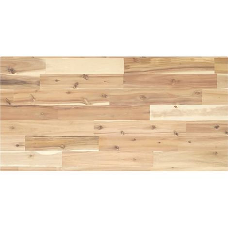 Waschtischplatte Unbehandelt 80x40x2 cm Massivholz Akazie