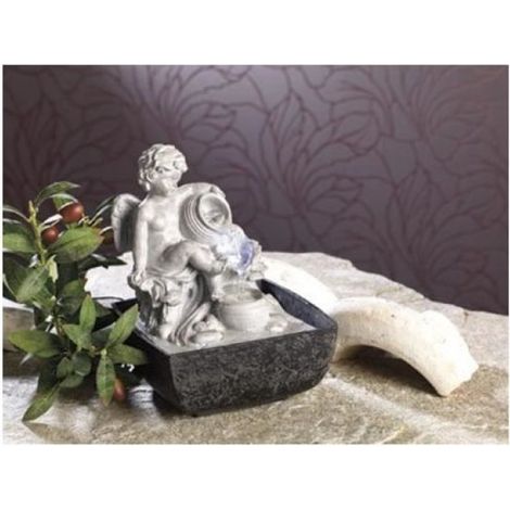 Fontaine d'intérieur - InFactory - Ange verseau - Lumineuse - 17x23 cm - Électrique (1/2)