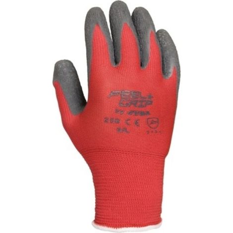 Guante bric s07 p/latex feel&grip poliam ro/gr juba (1/5)