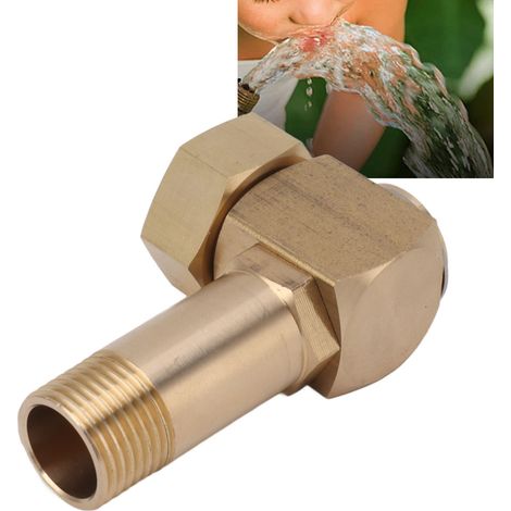 G1/2 Gartenschlauchadapter, Messing-Ersatzteil, Drehverbinder (1/5)