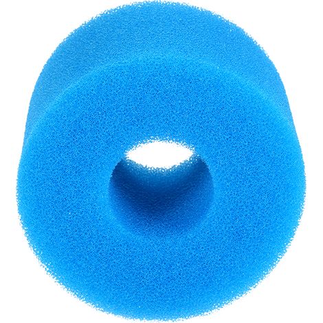 Outil de nettoyage cartouche mousse éponge lavable réutilisable rechange pour filtre piscine type S1 bleu 7,5 x 10 x 10 cm 1 pièce (1/2)