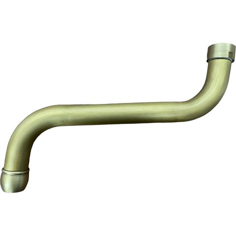 Pièce de rechange pour robinet bec bronzé à "S" cm 25 (1/3)