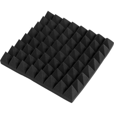 Pyramidenförmiger Akustikschaumstoff, verdickt, effektive Geräuschreduzierung, schallabsorbierender Schaumstoff, Akustikpaneel für Tonstudios (1/5)