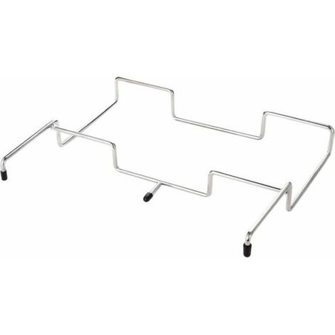 royaluxe - Grille de barbecue, plaque chauffante, support pour barbecue, support pour plaque chauffante, couvercle pour plaque chauffante économiser de l'espace (1/4)