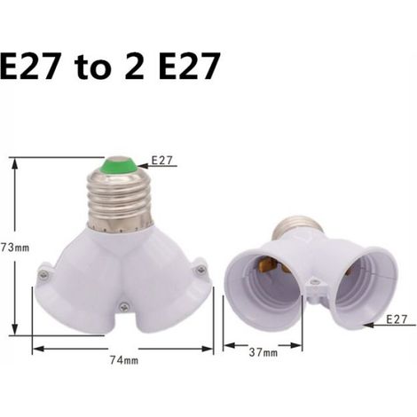 1 Adaptateur de douille E27,extension de support 95mm,accessoire éclairage intérieur