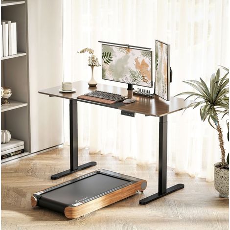 Telaio per scrivania elettrica 70-118x83-130 cm nero in acciaio con doppio motore, memoria e protezione anticollisione (1/4)
