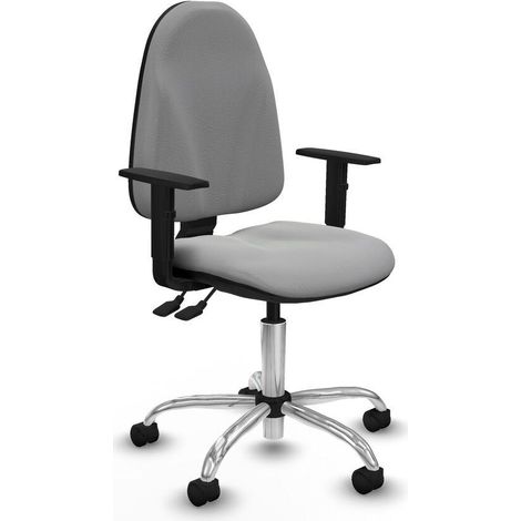 Piqueras-y-crespo Silla ergonómica moderna gris claro