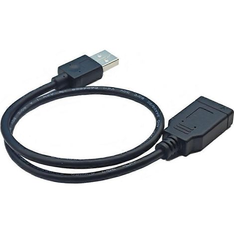 USB-A-2.0-Stecker auf Typ-E-Stecker (Typ-C-Frontend) Adapterkabel (1/4)
