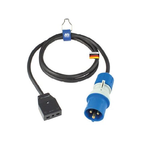 Adapterleitung Italienischer Standard Typ L 1,5m H07RN-F 3G2,5 (1/3)