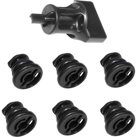 Dengmx-Bouchon de vidange d'huile - caoutchouc, 1,8 L, compatible A3 A4 A5 A6 Q7 S3 TT - automobile / bricolage - Lot de 6 pièces (1/4)
