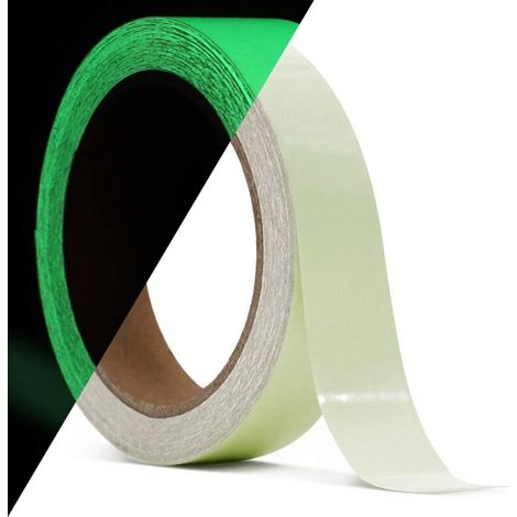 Leuchtband, Sicherheitswarnband, geeignet zur Dekoration von Fahrrädern, Bühnen und Treppen (10 m x 30 mm) (1/5)