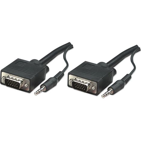 MANHATTAN Cavo SVGA con Audio 1,8 mt (1/4)