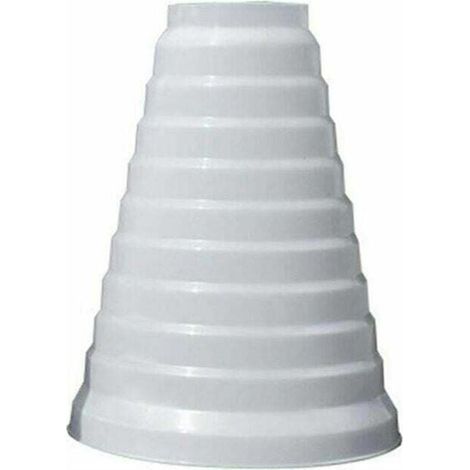 Réducteur universel PVC 80/200mm – Réducteur de tuyau rond pour ventilation – Compatible climatisation et ventilateurs extracteurs (1/4)